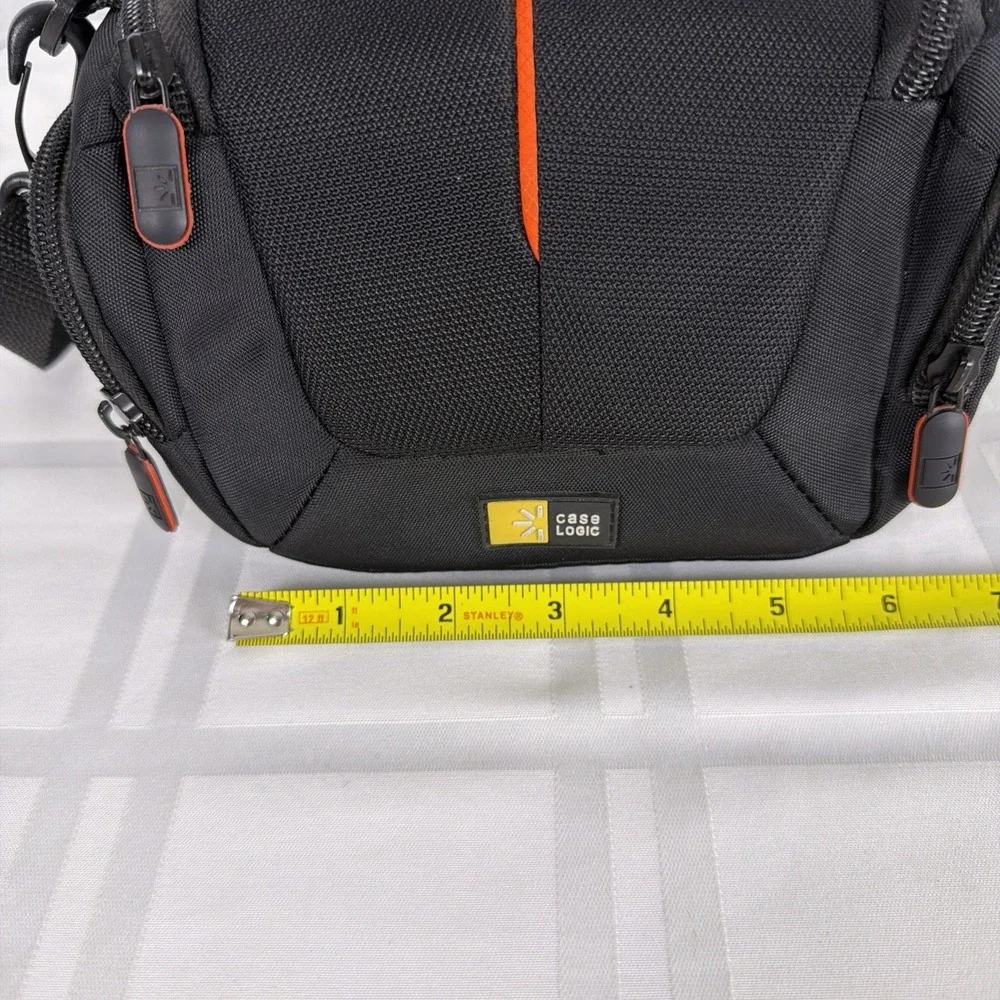 Case‎ Logic Padded Camera Bag with Shoulder Strap. Black/Orange